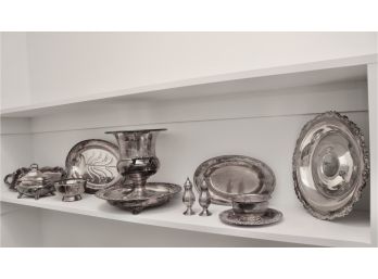 A Collection Of  Silver-plate