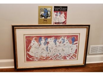 Jiang Tie Feng 'Speed' 25 Color Serigraph Framed With COA - APPRAISED FOR $6,500