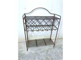 Gorgeous Metal Wine Rack