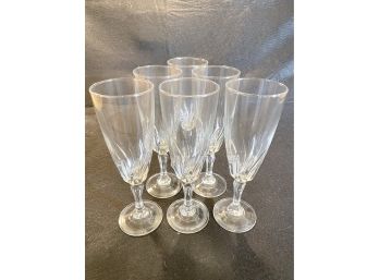 Beautiful Set Of Six Wine Glasses