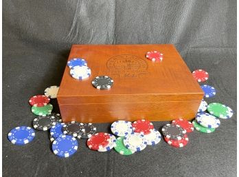 Cool Mets Shea Stadium Collectible Poker Chip Set With Box