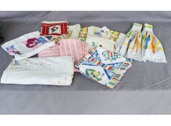 Variety Of Vintage Linens