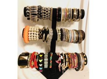 Huge Grouping Of 95 Bracelets