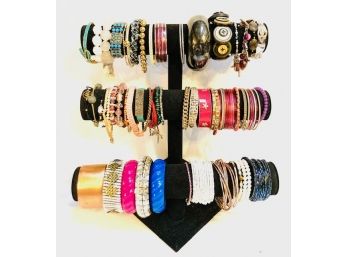 Huge Collection Of Bracelets - 82 Pieces