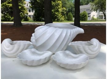 Nantucket Home Ceramic Seashell Set