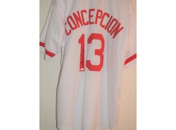 Signed Cincinnati Reds  HOFer Dave Conception Baseball Jersey With JSA COA RARE SIGNER