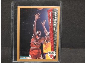 1992 Fleer Michael Jordan Basketball Card