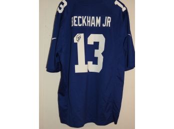 Signed NY Giants Odell Beckham Jr Football Jersey