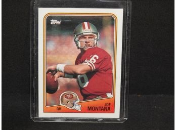 1988 Topps Joe Montana Football Card