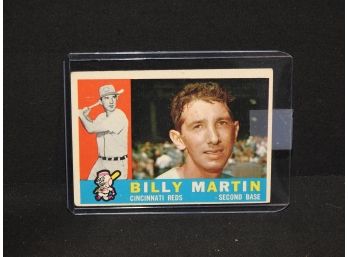 1960 Topps  NY Yankees Billy Martin Baseball Card