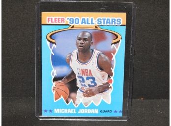 1990 Fleer Michael Jordan All Star Basketball Card