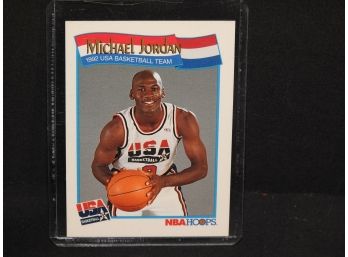 HTF 1991 Hoops Michael Jordan Olympic Card