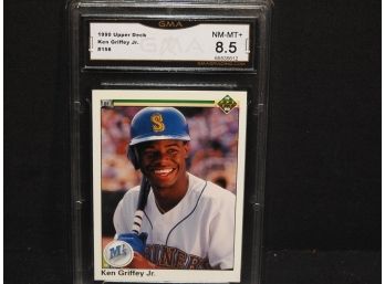 Graded 1990 Upper Deck Ken Griffey Baseball Card