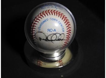 Signed NY Yankees HOFer Derek Jeter Baseball