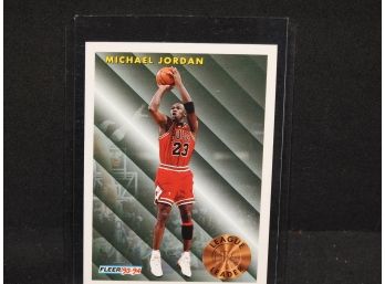 1993 Fleer Michael Jordan League Leader Basketball Card