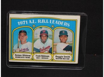 1972 Topps HOFer Frank Robinson Baseball Card