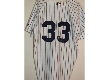 Signed NY Yankees Superstar Alfonso Soriano Baseball Jersey With COA