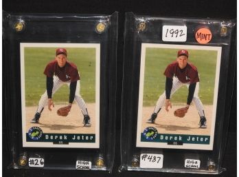 2 Derek Jeter Rookie Cards