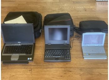 Three Vintage Laptops