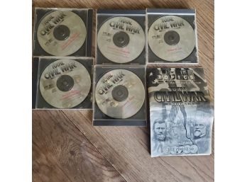 Total Civil War Library Five CD ROM Set With Booklet