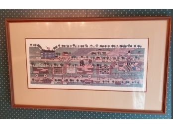 Framed Transitional Lithographic Print By Catherine Ugolini