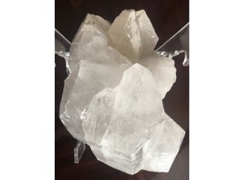 4LB.10oz . 8 Inches X 6 Inches ,Crystal Point Cluster