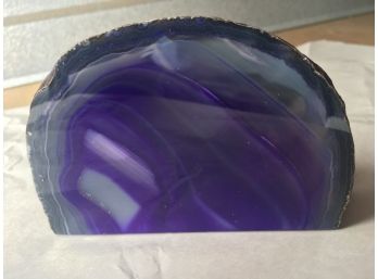 1LB.2oz,  5inch X 3 1/2inch , Purple Agate