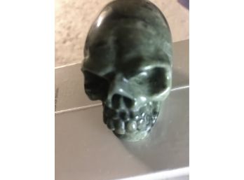 2 Inches Aventurine ,skull, 3oz-4oz