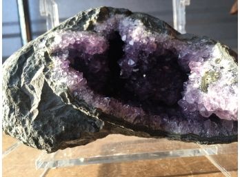 2LB.10oz , 7 1/2 Inches X 4 1/2 Inches ,Amethyst Geode