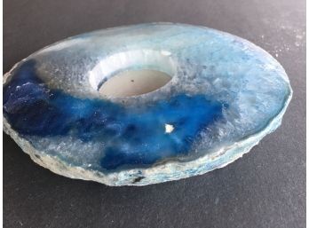 1LB.3oz Agate Candle Holder