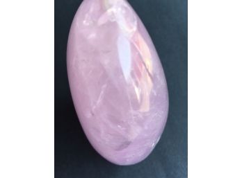 1LB.9oz , 5tall ,Polished Rose Quartz