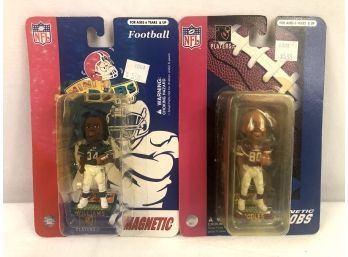 2003 NFL Mini Bobs Bobble Figures Ricky Williams And Laveranues Coles - 2 Pieces