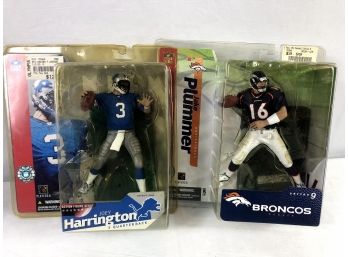 2003/2004 NFL Jake Plummer And Joey Harrington - Mcfarlane Toys - 2 Pieces