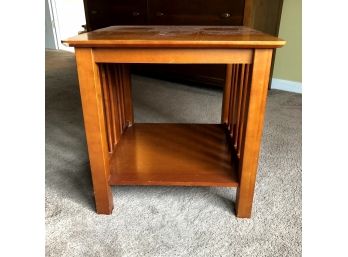 Small Wood Side Table