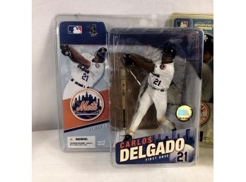 2002/2006 MLB Carlos Delgado, Jason Giambi - Mcfarlane Toys - 2 Pieces