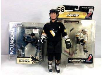 2000/2006 NHL Jromir Jagr And Joe Thornton - Mcfarlane Toys - 3 Pieces