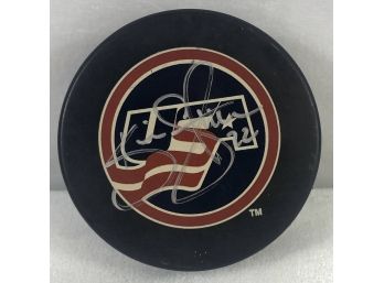 Kevin Shattienkirk Signed Team USA Hockey Puck