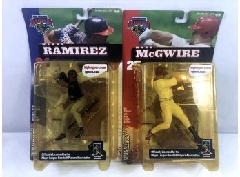 2000 MLB Series 1 Figures Manny Ramirez And Mark McGwire - 2 Pieces - Mcfarlane Toys