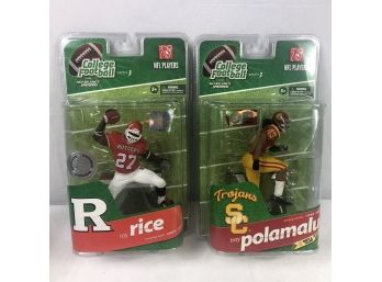 2011 NFL Mcfarlane Toys College Ball Ray Rice And Troy Polamalu - 2 Pieces