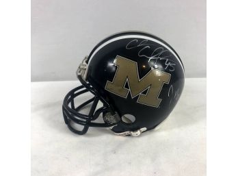 Jeremy Maclin And Chase Coffman Signed Missouri Riddell Mini Helmet