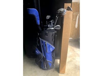 Catalyst Easy Carry Golf Bag And Left Handed Golf Clubs - 17 Irons/clubs