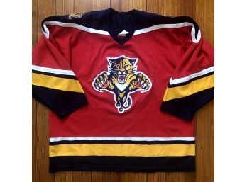 1990s NHL Florida Panthers Embroidered Hockey Jersey Size Adult XL - NHL CCM