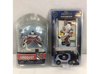 2007 NHL Mini Figures Henrik Lundqvist And Rick Dipietro - 2 Pieces - Mcfarlane Toys, Upper Deck