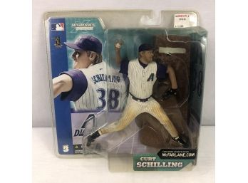 2002 MLB Curt Schilling Diamond Backs, Mcfarlane Toys Series 3