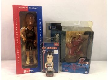 NBA Yao Ming Houston Rockets Bobblehead, Figure, And Mini - 3 Pieces