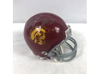 Dwayne Jarrett USC Signed Riddell Mini Helmet