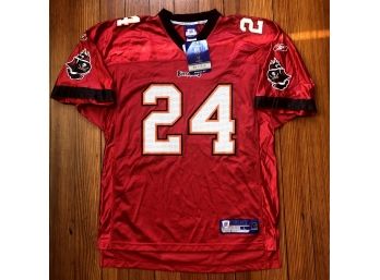 NFL Cadillac Williams #24 Tampa Bay Buccaneers Size Adult Large - NFL Equipment By Reebok WITH TAGS