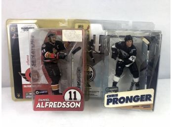 2004/2006 NHL Daniel Alfredsson And Chris Pronger - 2 Pieces - Mcfarlane Toys