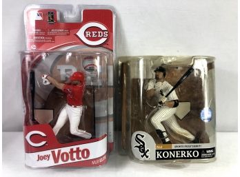 2008/2011 MLB Paul Konerko And Joey Votto - Mcfarlane Toys - 2 Pieces