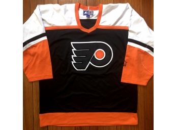 1990s NHL Philadelphia Flyers Embroidered Hockey Jersey, Adult Large - NHL Licensed By Starter